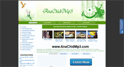 Desktop Screenshot of anachidmp3.com