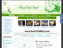 Tablet Screenshot of anachidmp3.com